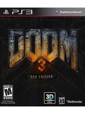 Doom 3 BFG Edition (PlayStation 3 / PS3, 2012) CIB, Excellent Condition